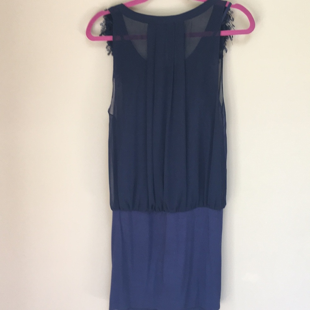Kanvas Navy Blue Mini Dress Size S - Picture 3 of 9